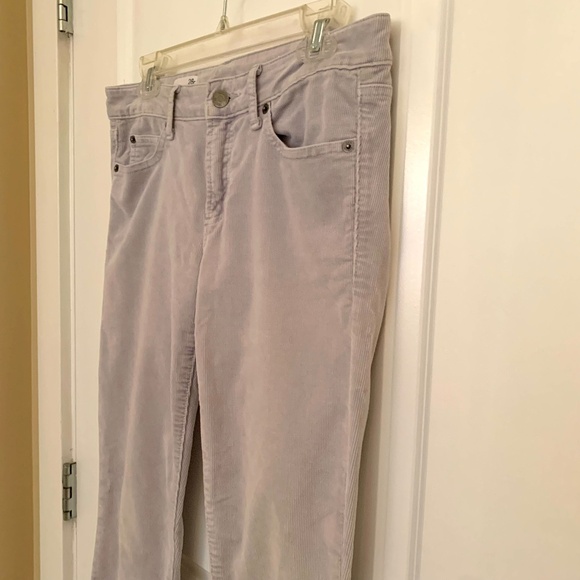 GAP 1969 Women Always Skinny Stretch Corduroys Light Grey Size 28R - Picture 5 of 11